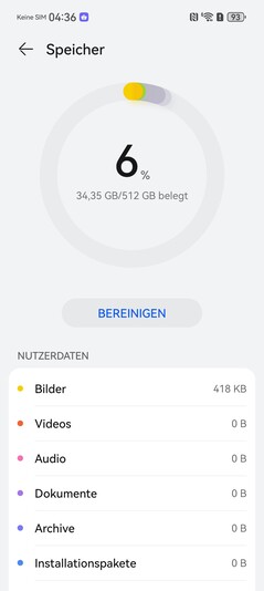 Huawei Pura 80 Ultra: Pamięć masowa