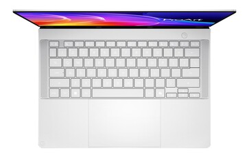 Układ klawiatury i gładzika w Asus ProArt P14