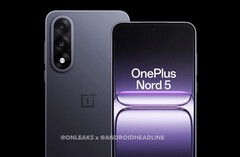 OnePlus Nord 5 otrzyma zupełnie nowy design i aparat w kształcie pigułki (źródło obrazu: @OnLeaks / Android Headlines)