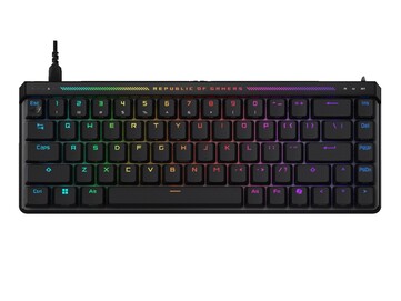 Oryginalny ROG Falchion Ace HFX w kolorze czarnym. (Źródło zdjęcia: Asus)