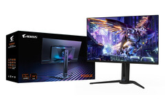 Gigabyte AORUS FO32U2 to jeden z tańszych monitorów do gier 4K i 240 Hz QD-OLED. (Źródło obrazu: Gigabyte)