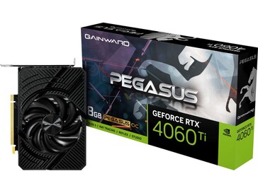 Gainward RTX 4060 Ti 8 GB Pegasus OC (źródło zdjęcia: Gainward)