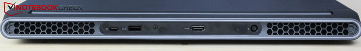 Tył: USB-C 3.2 Gen2, USB-A 3.0 z PowerShare, HDMI 2.1, złącze zasilania