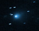 Obraz komety międzygwiezdnej 3I/ATLAS uchwycony przez Hubble'a (źródło obrazu: NASA, ESA, David Jewitt i Joseph DePasquale; wykadrowane)