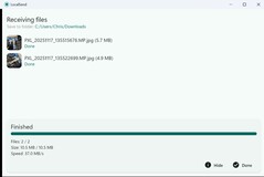 Zdjęcia wysłane - wszystko gotowe