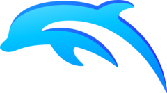 Emulator Dolphin może teraz uruchomić wszystko, co można uruchomić na oryginalnym Wii. (Źródło obrazu: logo emulatora Dolphin za pośrednictwem Wikimedia Commons)