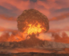 Nuke w sekwencji wprowadzającej Fallout 4 na zdjęciu