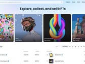 Strona główna serwisu OpenSea NFT marketplace (Źródło: własne)