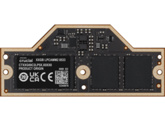 Połowa rozmiaru zwykłej pamięci SODIMM. (Źródło obrazu: Crucial)