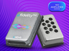 W pełni krzemowy moduł wysokotonowy xMEMS Lassen MEMS odtwarza dźwięk z większą szczegółowością i lepszą klarownością niż przetworniki stożkowe. (Źródło obrazu: xMEMS)