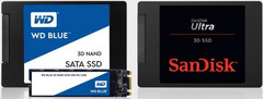 WD Blue 3D i SanDisk Ultra 3D