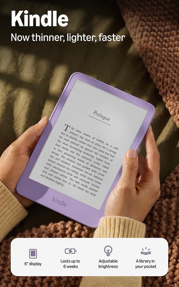 Nowe czytniki Kindle mają ekran zlicowany z obudową.