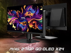MAG 271QP X24 to kolejny gamingowy monitor od MSI o rozdzielczości 1440p i odświeżaniu 240 Hz. (Źródło obrazu: MSI)
