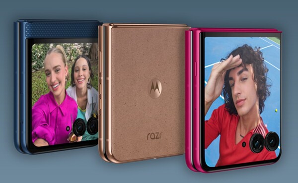 Motorola Razr+ 2025 będzie dostępna w trzech kolorach. (Źródło zdjęcia: Motorola)