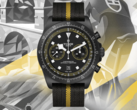 Tudor Pelagos FXD Chrono Yellow (na zdjęciu) posiada opatentowaną 43-milimetrową kopertę z kompozytu węglowego o matowym wykończeniu. (Źródło zdjęcia: Tudor)