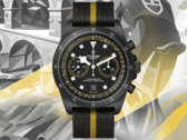 Tudor Pelagos FXD Chrono Yellow (na zdjęciu) posiada opatentowaną 43-milimetrową kopertę z kompozytu węglowego o matowym wykończeniu. (Źródło zdjęcia: Tudor)