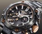 Casio G-Shock MRG-B2000JS-1AJR (na zdjęciu) posiada pasek i bezel pokryte powłoką Diamond-like Carbon (DLC). (Źródło zdjęcia: Casio)