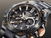 Casio G-Shock MRG-B2000JS-1AJR (na zdjęciu) posiada pasek i bezel pokryte powłoką Diamond-like Carbon (DLC). (Źródło zdjęcia: Casio)