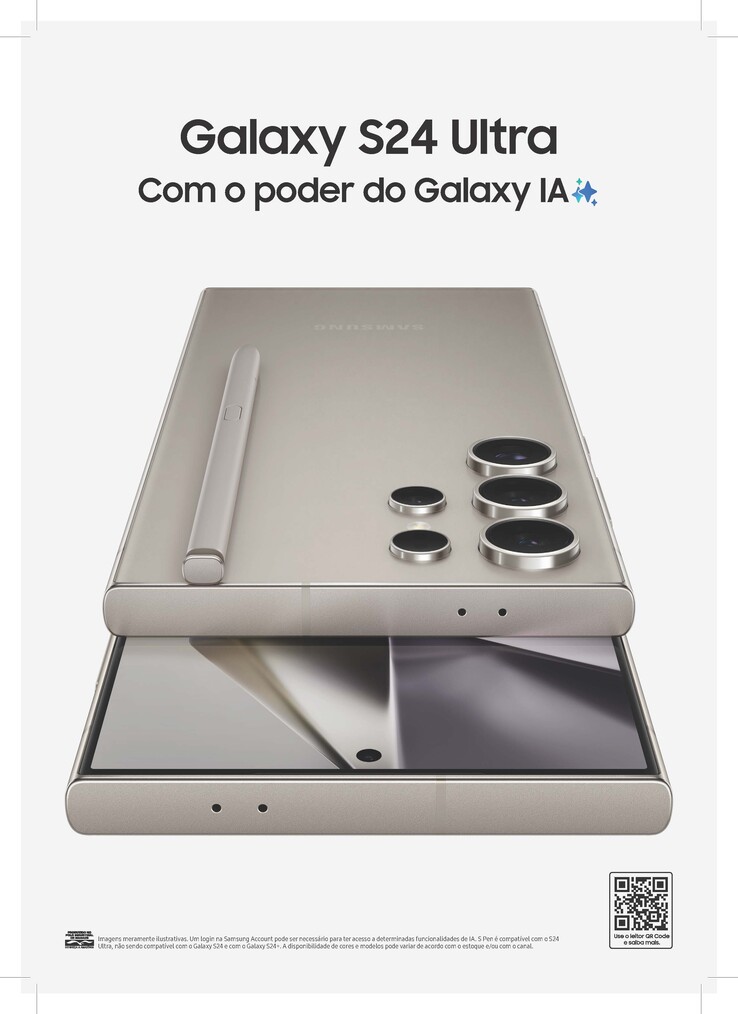 Zdjęcie promocyjne Samsung Galaxy S24 Ultra w bardzo wysokiej rozdzielczości. (Zdjęcie za pośrednictwem @sondesix)