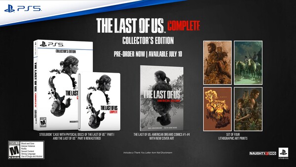 The Last of Us Complete: Edycja Kolekcjonerska jest już dostępna w przedsprzedaży. (Źródło obrazu: PlayStation)