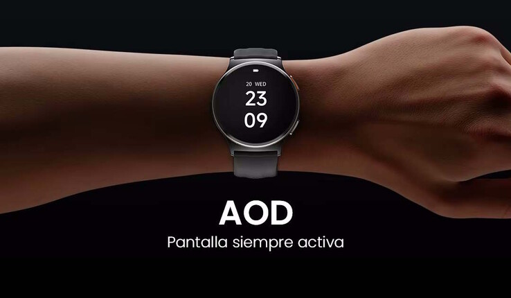 Wyświetlacz może pozostać aktywny przez cały czas. (Źródło zdjęcia: Haylou)