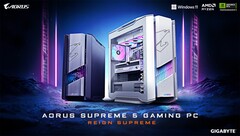 Supreme 5 dostępny jest w czarnej i białej wersji kolorystycznej &quot;ICE&quot; w zależności od konfiguracji (źródło zdjęcia: Gigabyte)