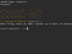 Terminal ZimaOS
