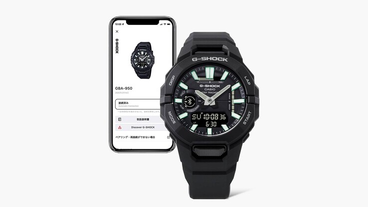 Zegarek Casio G-Shock GBA-950-1A. (Źródło zdjęcia: Casio)