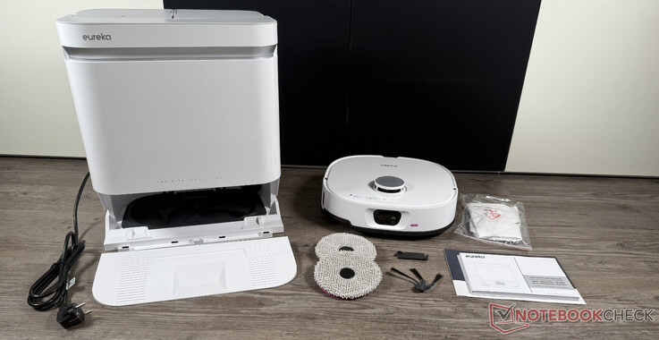 Zakres dostawy Eureka J15 Max Ultra jest łatwy do opanowania.