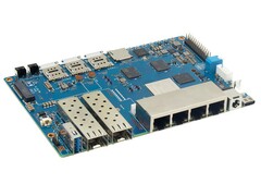 Banana Pi BPI-R4 mierzy 148 x 100,5 mm i waży 250 g. (Źródło obrazu: Banana Pi)