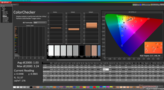 ColorChecker po kalibracji