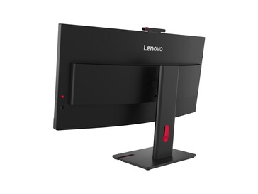 Widok z tyłu monitora Lenovo ThinkVision T34WD.