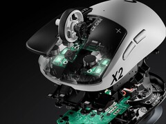 Rysunek rozłożeniowy oryginalnego modelu Logitech G Pro X2 Superstrike.