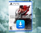 Opakowanie gry „Final Fantasy 7 Revelation” na PS5 z ikoną pobierania