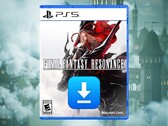 Opakowanie gry „Final Fantasy 7 Revelation” na PS5 z ikoną pobierania