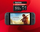 Port gry Final Fantasy XIV na konsolę Switch 2 widoczny z kartą MicroSD Express