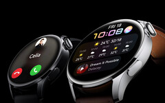 Seria Huawei Watch4 może składać się z czterech wariantów, seria Watch 3 na zdjęciu. (Źródło zdjęć: Huawei)