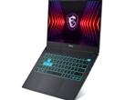 MSI Cyborg 15 AI i Cyborg 14 posiadają półprzezroczyste klawisze WASD, spacji i zasilania. (Źródło: MSI)