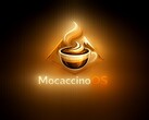 MocaccinoOS desktop Linux AI-made nieoficjalne logo dla wersji 26.03