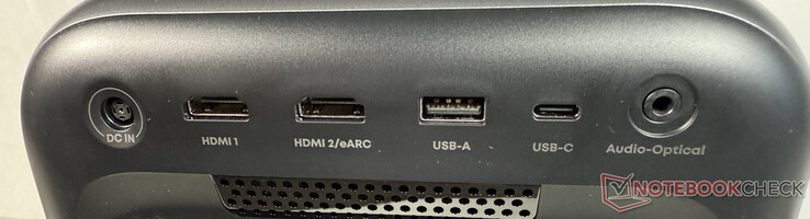 Złącza w Nebula X1, w tym HDMI 2.1