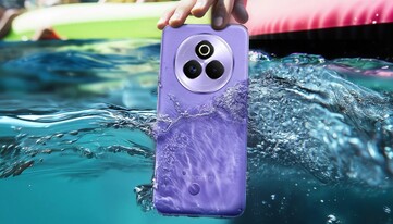 Realme Pro Galaxy Purple ma wykończenie ze sztucznej skóry. (Źródło zdjęcia: Realme)