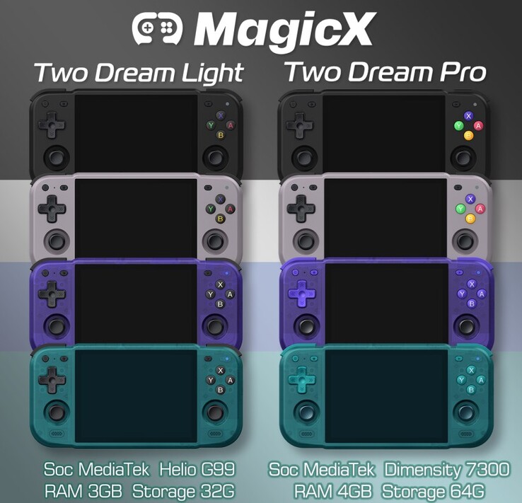 Specyfikacje Two Dream Light i Two Dream Pro.