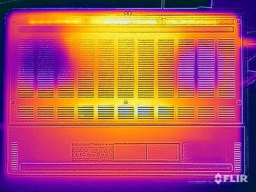 Test naprężeń temperatury powierzchni (dół)