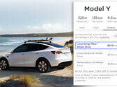 Nowa oferta finansowania Tesli Model Y zapewnia kompaktowemu elektrycznemu SUV-owi niższą cenę niż jego stabilny kolega Model 3 do 31 maja. (Źródło zdjęcia: Tesla - edytowane)