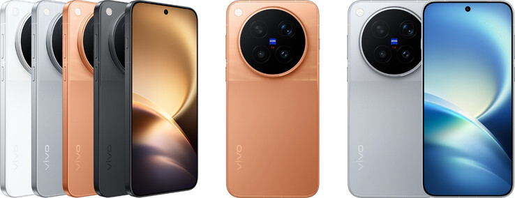 Opcje wzornictwa i kolorystyki serii Vivo X500 Pro