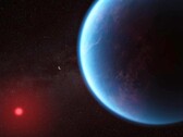 Artystyczny render koncepcyjny egzoplanety K2-18b (źródło: NASA)