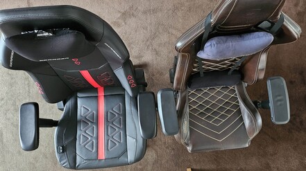 Siedzisko Martian Pro jest bardzo przestronne i idealne dla większych i cięższych osób.