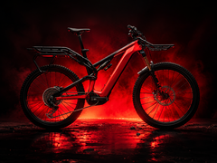 Rower elektryczny Specialized Levo 4 X jest dostępny w kolorze ognistej czerwieni