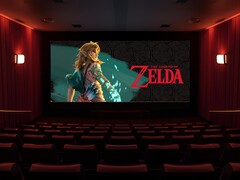 Film Zelda jest wyświetlany w kinie (źródło obrazu: Nintendo of America z poprawkami)