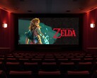 Film Zelda jest wyświetlany w kinie (źródło obrazu: Nintendo of America z poprawkami)